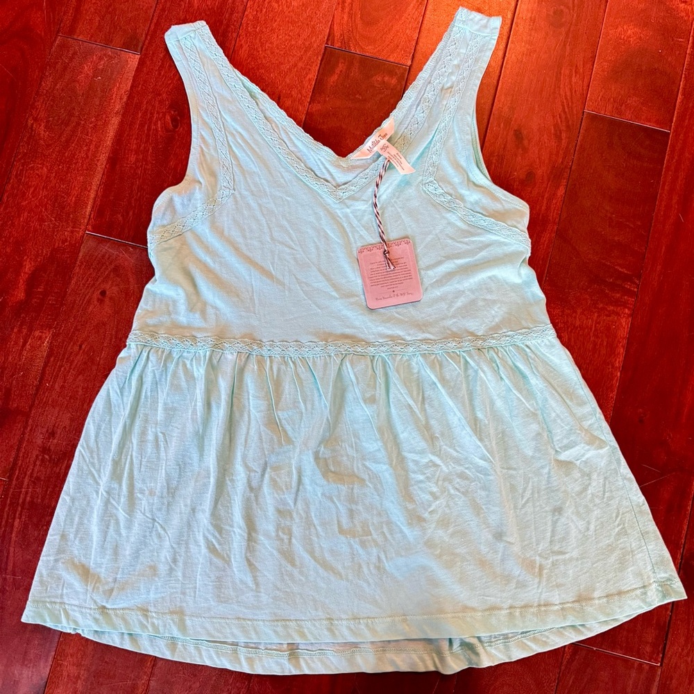 Matilda Jane Lace Trim Tank Top NEW